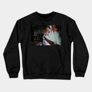 abandoned toilet Crewneck Sweatshirt